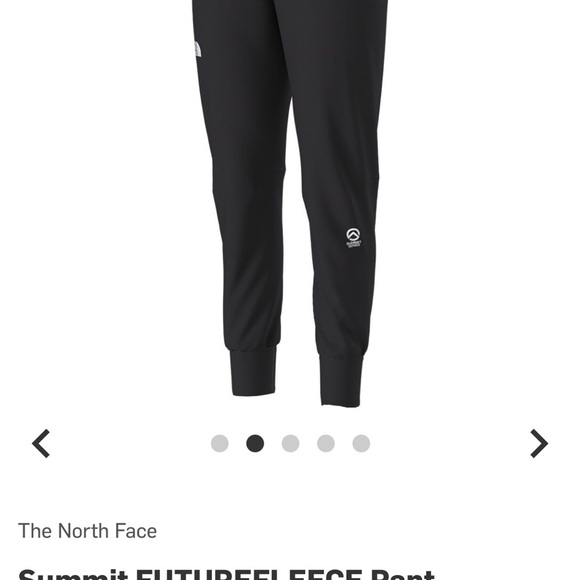 The North Face Pants - The North Face Summit FUTUREFLEECE Black Pants